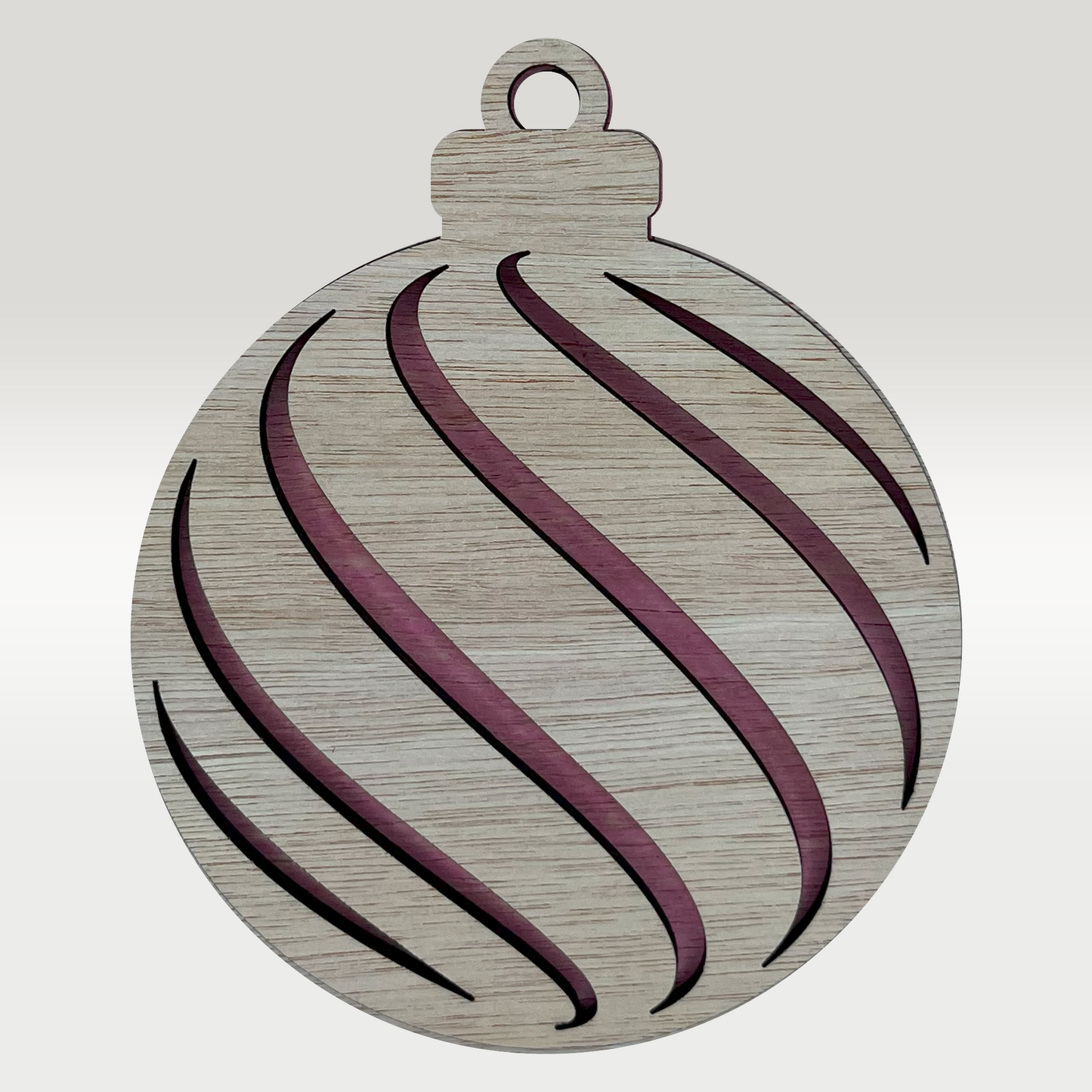 "Swirly" Weihnachtskugel