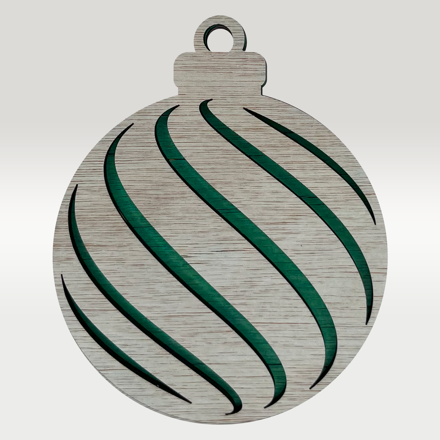 "Swirly" Weihnachtskugel