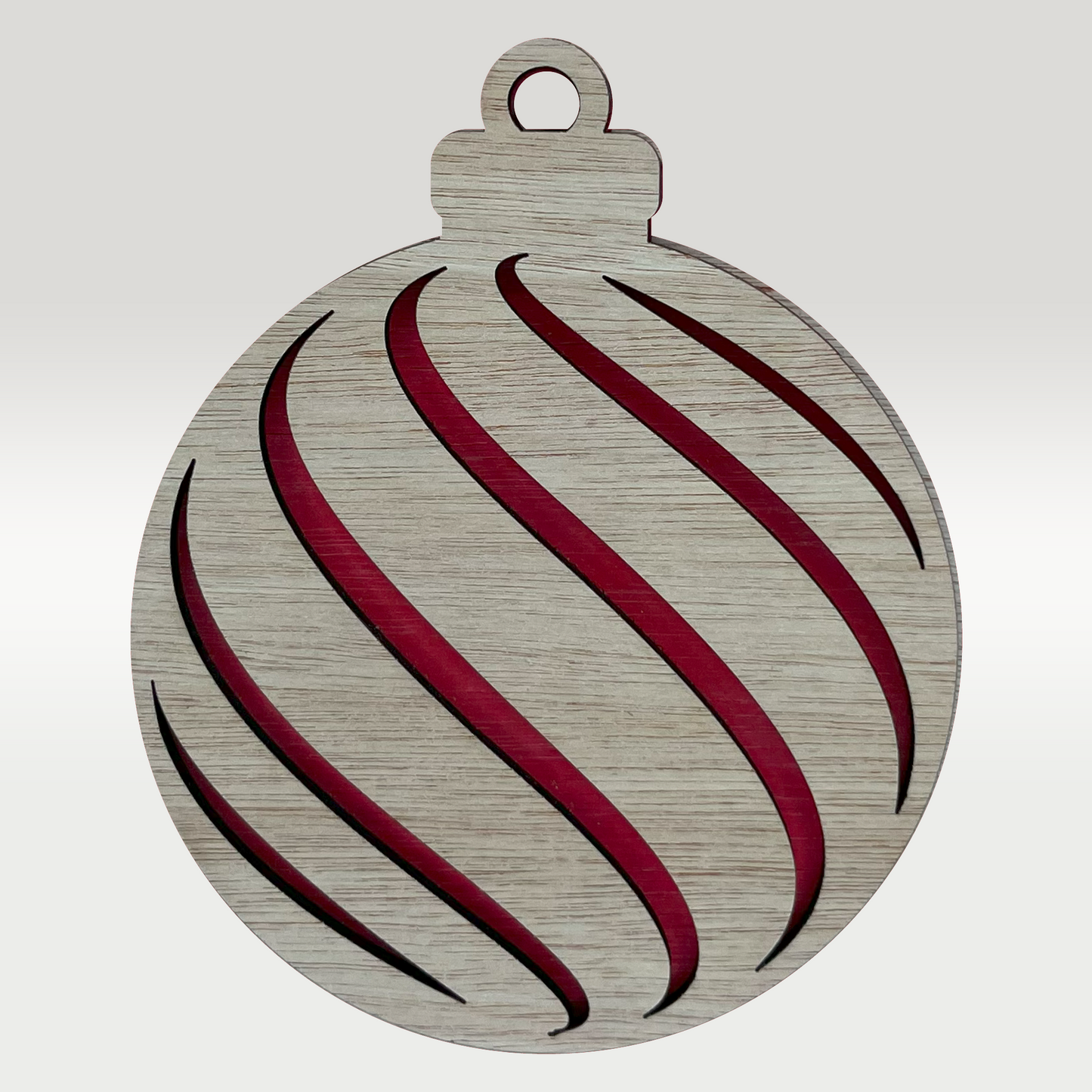 "Swirly" Weihnachtskugel